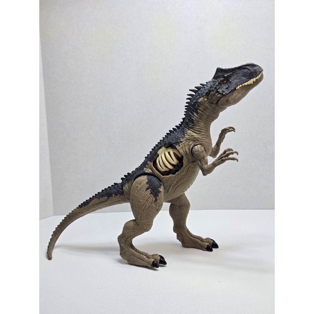Jurassic World Dominion Extreme Damage Roarin Allosaurus Dinosaur T Rex - Tested